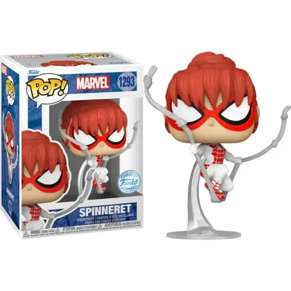 Funko‎ POP! Marvel Spinneret #1293 EE Exclusive - 3.75" Figure, Spider-man - NEW - Picture 1 of 6